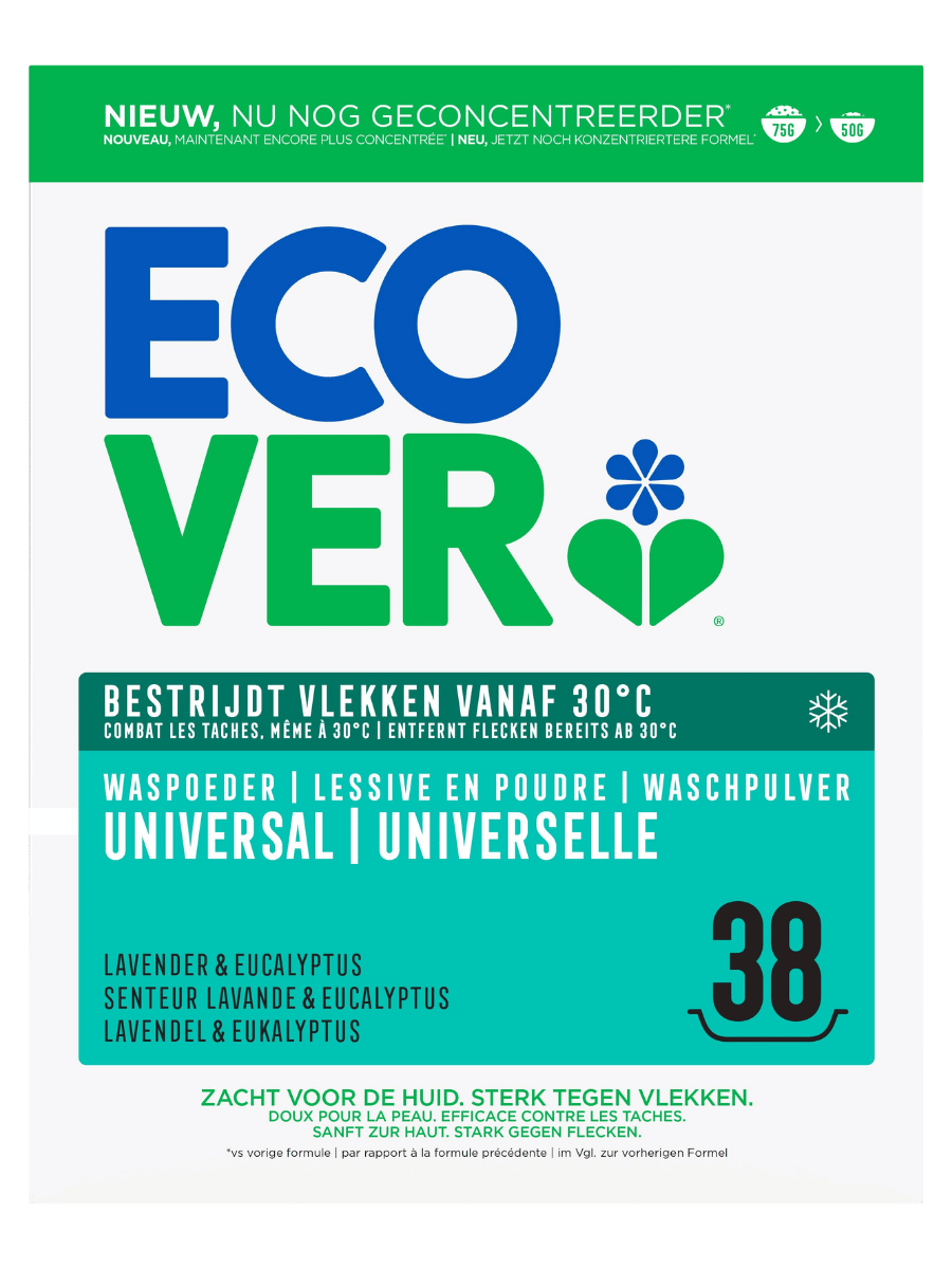 Стиральный порошок автомат Ecover Universal экологичный суперконцентрат 1,9кг