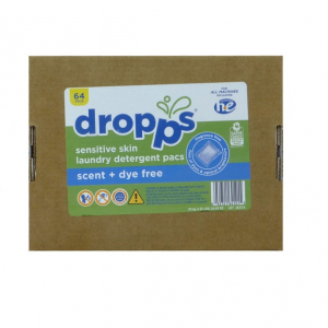 Экологичные капсулы для стирки dropps без запаха 64шт